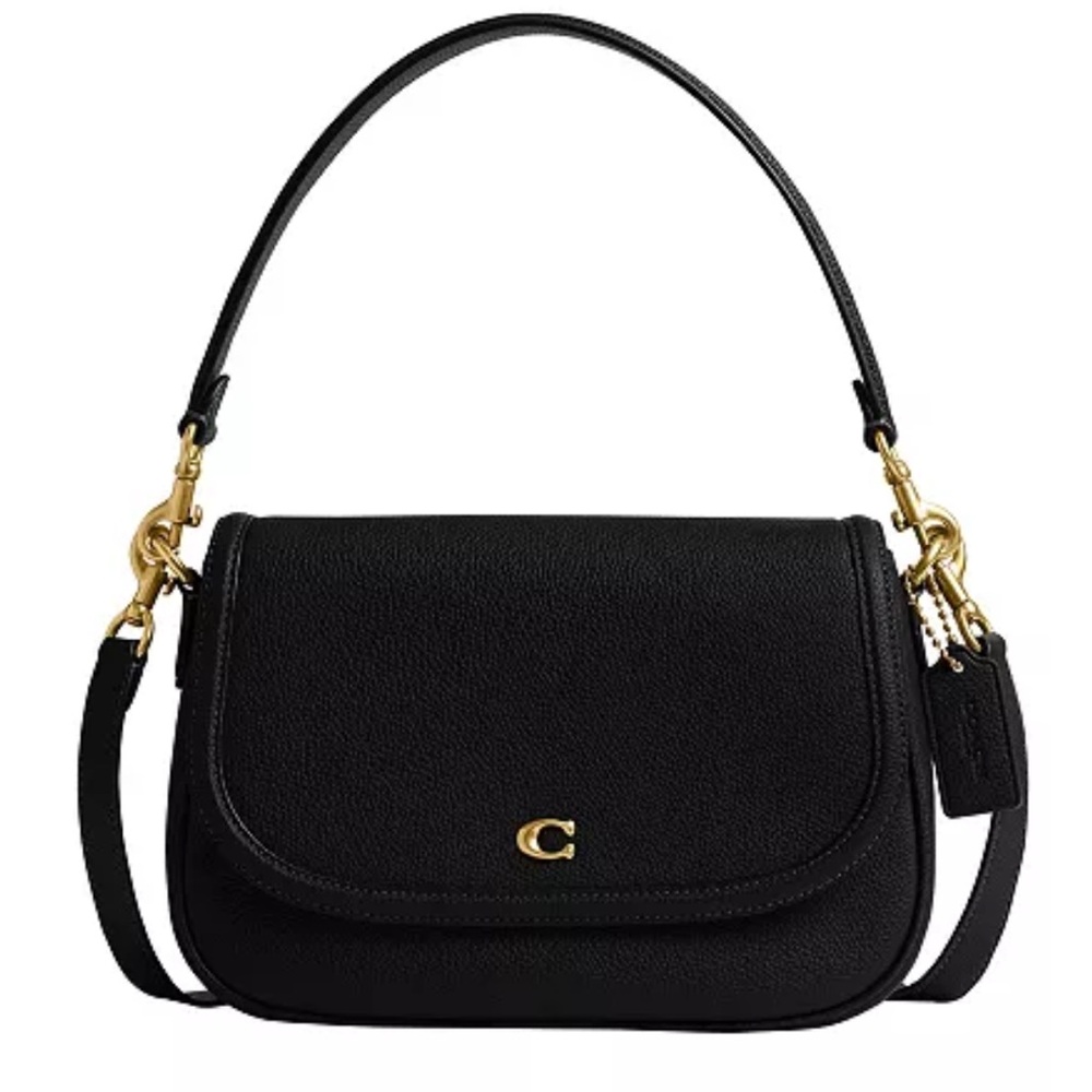 COACH Legacy Small Pebble Leather Shoulder Bag